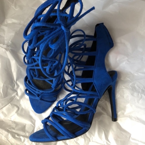 Zara Lace Up Heels - Picture 5 of 6